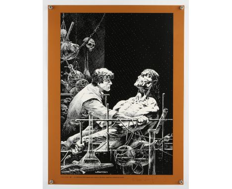 Berni Wrightson. Frankenstein  a pair of Signed Limited edition silkscreen prints, the first, numbered 80 of 400 copies and S