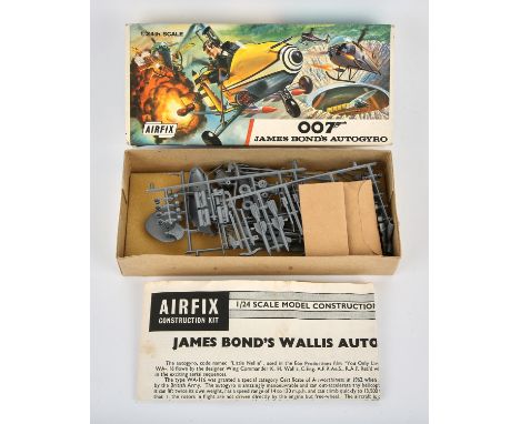 James Bond - Airfix Wallis Autogyro 1/24th scale construction kit, boxed.