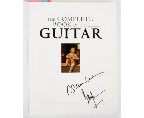 Autographs: BURROWS (Terry, Editor). The Complete Book of the Guitar, multi Signed - first edition hardback book Signed by ni