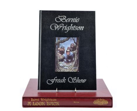 WRIGHTSON (Berni) and ZAVISA (Christopher, editor). Berni Wrightson: A Look Back, Signed deluxe Collectors Limited edition wi