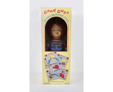 Child's Play (1988) Good Guys 'Chucky Doll', screen used prop from the first Chucky movie. This boxed doll can be seen in the