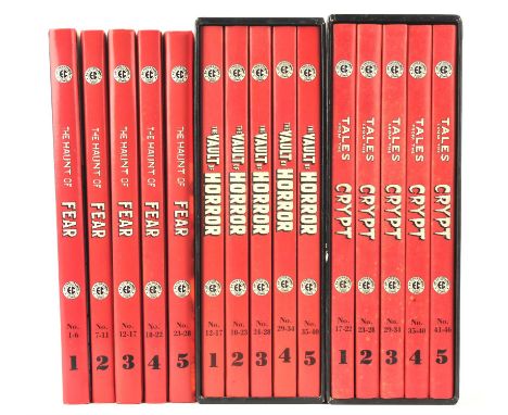 BENSON (John) Bill Mason, Bhob Stewart and others. The Complete EC Library Editions, mostly within slipcases, fifteen volumes