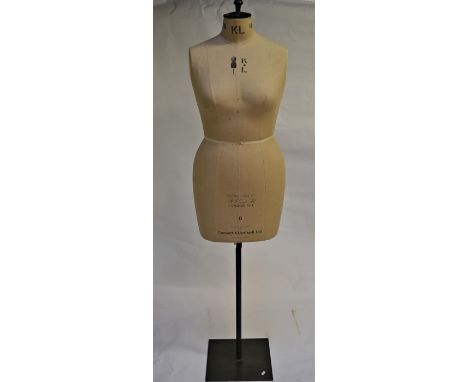 A Kennett &amp; Lindsell Ltd., dressmaker's mannequin distributed by R. D. Franks Ltd., London W1
