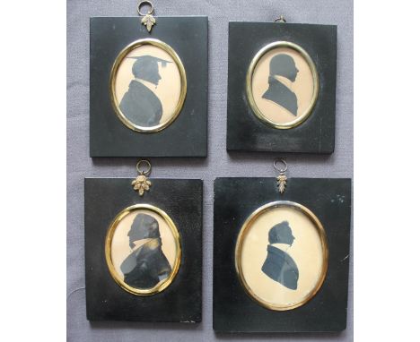 19th century British SchoolHead and shoulders portrait of a schoolmaster in profileTitled to the reverse "Robert Lem Page of 