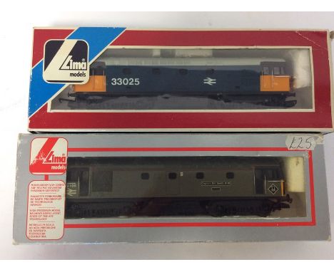 LIMA: Two boxed scale model locomotives numbered 205115, and LIMA 205073A6. (2). Est. £20 - £30.