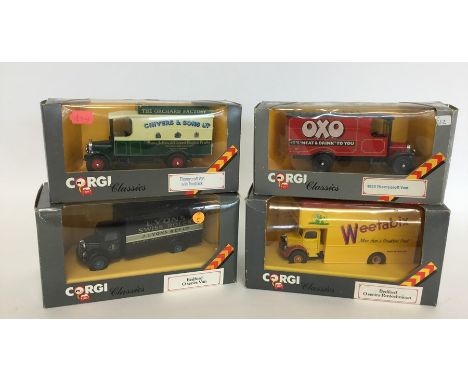 CORGI: Four boxed "Classics" die-cast model trucks numbered D953/10; 915; C859/2 and D822/11. (4). Est. £20 - £30.