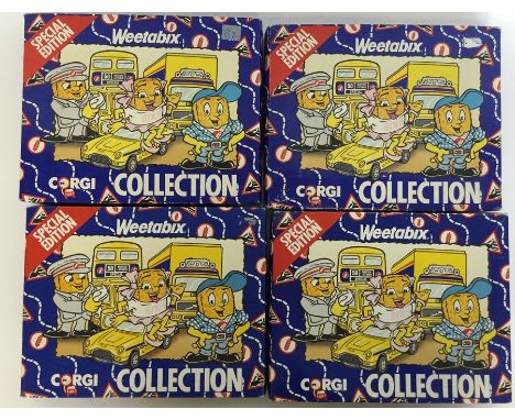 CORGI: Four boxed Special Edition Weetabix Collection die-cast model vehicles. (4). Est. £20 - £30.