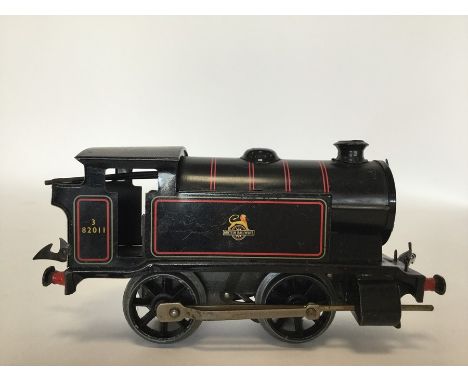 HORNBY By MECCANO LTD.: An Antique British Railways mechanical engine in black livery numbered 82011. Est. £30 - £50.