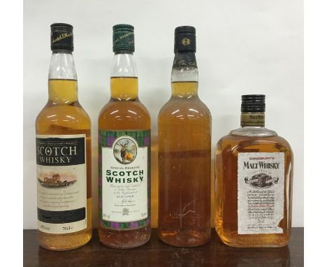 1 x 70cl bottle of Wm Morrison Scotch Whisky, together with 1 x 70cl bottle of Tesco Special Reserve Scotch Whisky; 1 x 70cl 