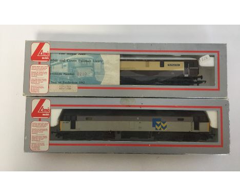 LIMA: Two 00 gauge boxed scale model locomotives numbered LIMA 205034A3 and LIMA 205186A4. (2). Est. £30 - £50.