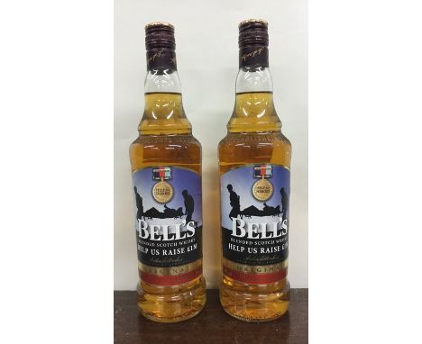 Two x 70cl bottles of Bell's Blended Scotch Whisky with Help For Heroes labels. (2)