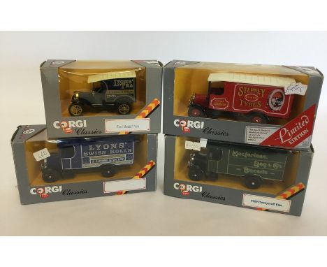 CORGI: Three boxed "Classics" die-cast model trucks numbered as follows: C931; 865, and 833, together with a similar Lyons' S