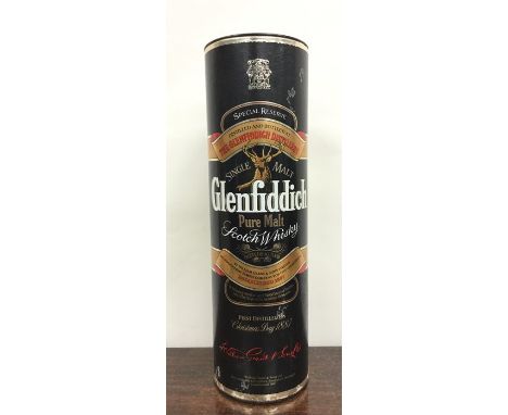 1 x 75cl bottle of Glenfiddich Pure Malt Special Reserve Scotch Whisky in cylindrical black box. (1)