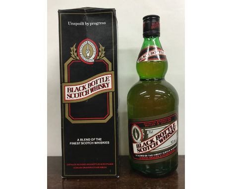 1 x 75cl bottle of Gordon Graham &amp; Co. Black Bottle Scotch Whisky in box. (1)