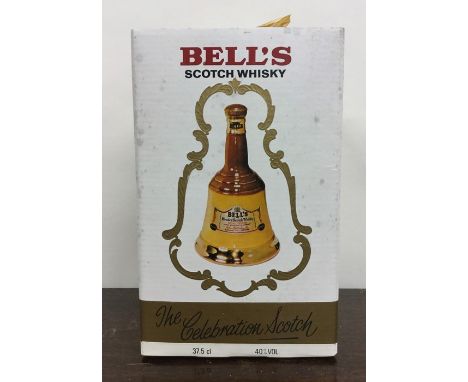 1 x 37.5cl bottle of Bell's Scotch Whisky entitled "The Celebration Whisky" in Wade bell shaped decanter in box. (1)