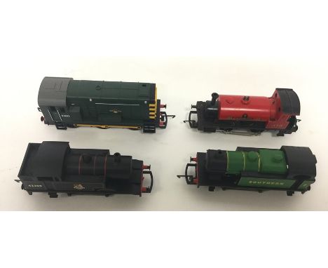 HORNBY: Four various 00 gauge scale model unboxed locomotives. (4). Est. £20 - £30.