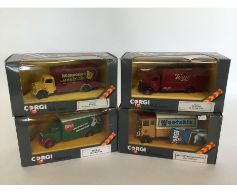 CORGI: Four boxed "Classics" die-cast model trucks numbered as follows: D822/10; D953/14; 822/1, and C897/6. (4). Est. £20 - 
