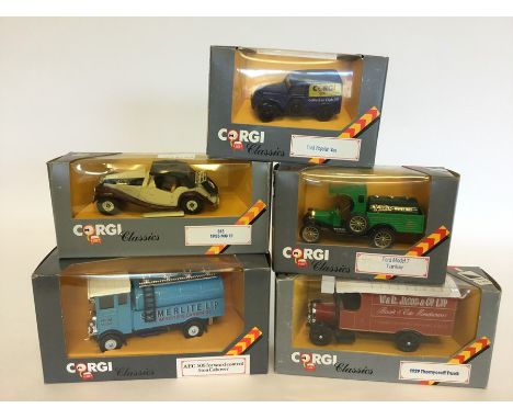 CORGI: Five boxed "Classics" die-cast model vehicles numbered as follows: 813; C945/5; D980; C864/2 and 830. (5). Est. £20 - 