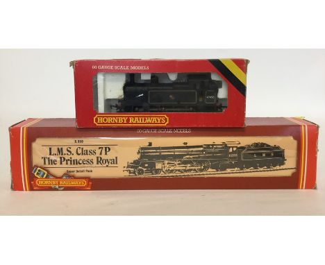 HORNBY: A boxed L.M.S. Class 7P The Princess Royal 00 gauge scale model numbered R.050 together with an 00 gauge boxed scale 