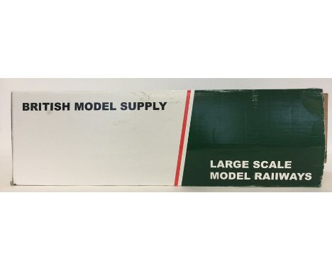 A boxed large scale model BMS Passenger Carriage in green. Est. £40 - £60.