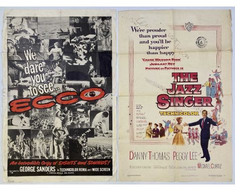 11 assorted folded posters, US one-sheets (27x41) for mostly c 1960s titles: 'Gambler From Natchez' (1954), 'My Side of the M
