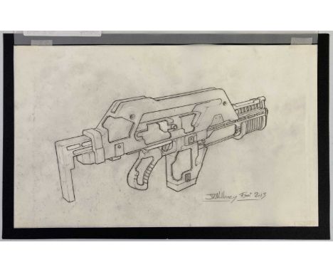 A sheet of A4 tracing paper of the original preliminary cutaway artwork produced by John R. Mullaney depicting the iconic Pul