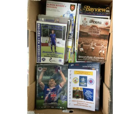 Glasgow Rangers Football Programmes: From 2012/2013 to 2014/2015 seasons which were in the lower divisions of Scottish footba