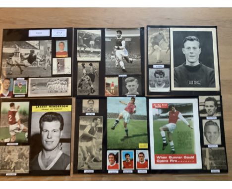 Arsenal 1940s 1950s 1960s Football Autograph Collection: Stunning private collection all pre 1970 from various publications. 