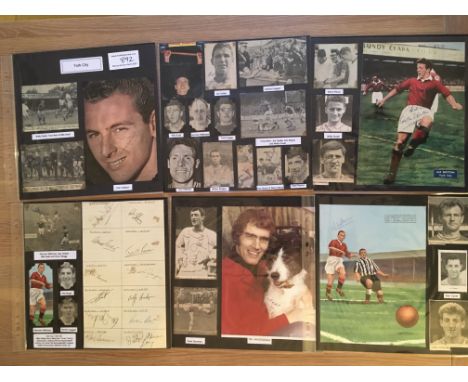 York City 1940s 1950s 1960s Football Autograph Collection: Stunning private collection all pre 1970 from various publications