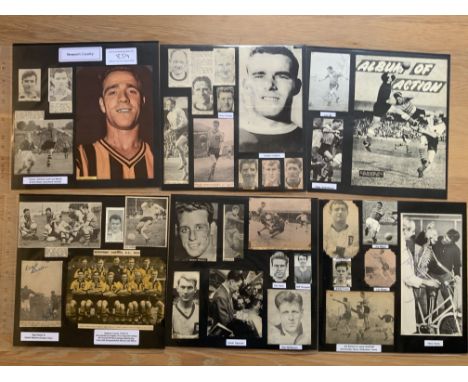 Newport County 1940s 1950s 1960s Football Autograph Collection: Stunning private collection all pre 1970 from various publica