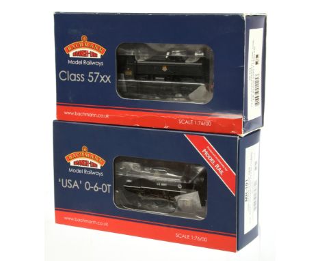 Bachmann 00 Gauge pair of Steam outline Locomotives consisting of MR-101 0-6-0 USA class Tank Loco US army Transportation Cor