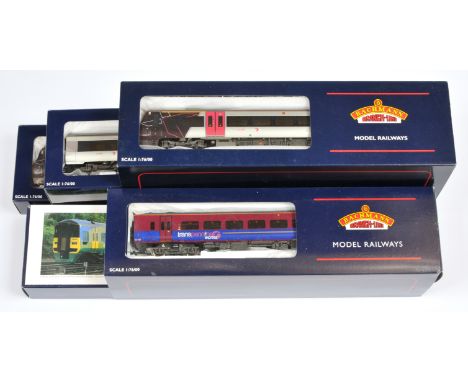 Bachmann OO Gauge Diesel Motor Units (1) 31-510 2-car Transpennine First Group maroon&amp; blue Class 158 No.158763 (2) 32-46