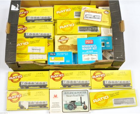 Ratio, Peco, Hales &amp; others, Rolling Stock, Loco &amp; Vehicles. To include Ratio 5732 LNWR Arc roof corridor coach; Rati