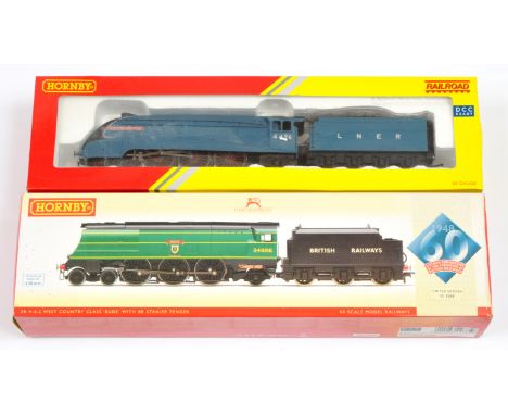 Hornby China Pair of British Steam Loco's. Comprising R2685 SR - Bude with BR Tender, certificate No.1524 & R 3280 LNER Blue 