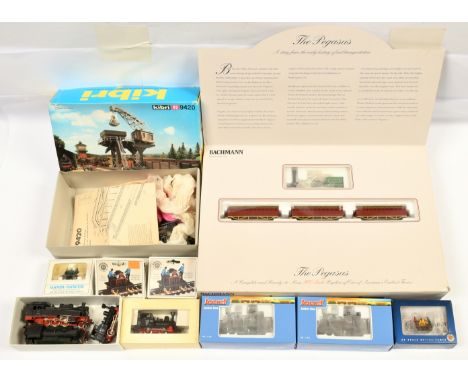Bachmann HO Gauge American&nbsp; and Continental Outline Locomotives set and other items consisting of a 'The Pegasus' Train 
