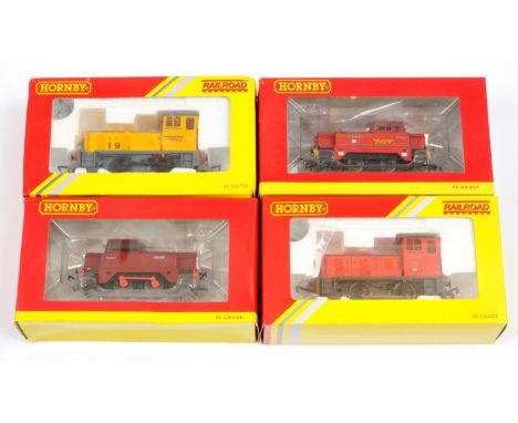 Hornby China 4x British Diesel Loco's. Comprising R3179 Sentinel - Esso; R3283 Bagnall Shunter; R3577 Sentinel - Graham & R37