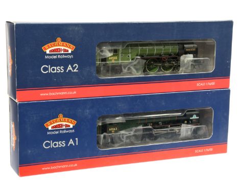 Bachmann 00 Gauge pair of BR Steam outline Locomotives consisting of 32-550B 4-6-2 Loco &amp; Tender class A1 'Tornado' No.60