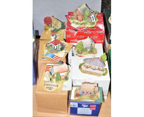 SEVEN BOXED LILLIPUT LANE SCULPTURES OF AMERICAN THEME, with deeds unless mentioned, comprising Country  Fresh Pickins from C