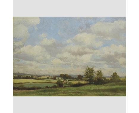 W. K. Hudson, Near Chipping Camden, signed, oil on panel, 29 x 40cm