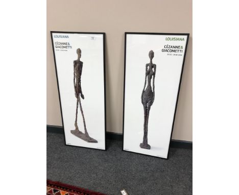 A pair of Louisiana Museum of Modern Art Posters, each 41 x 101 cm 