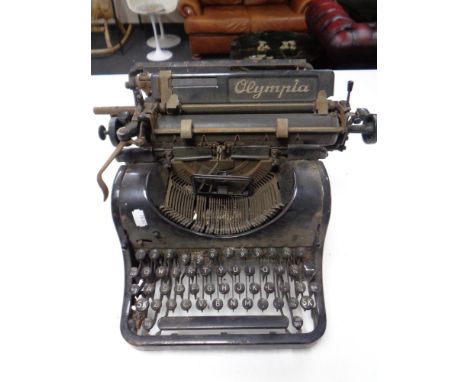 A vintage Olympia typewriter 
