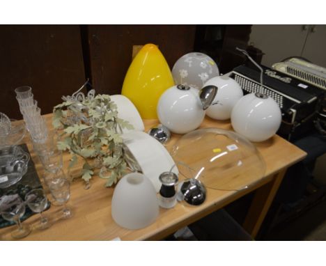 A quantity of various light shades