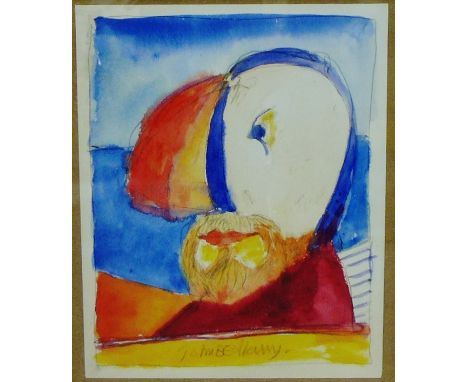 John Bellamy Coloured print in a glazed frame, 20 x 26cm