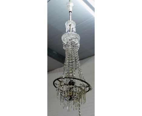 Chandelier, approx drop 180cm