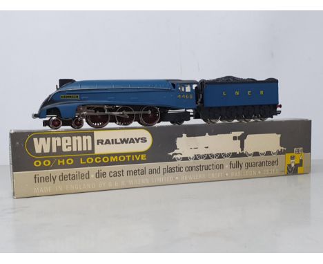 A boxed Wrenn 2210 A4 Locomotive 'Mallard' in LNER blue livery, box E-NM, model NM 