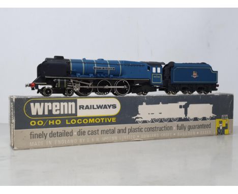 A boxed Wrenn 2229 'City of Glasgow' Locomotive in BR blue livery with instructions, box G, model E-NM 