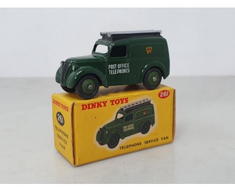 A boxed Dinky Toys No.261 Telephone Service Van, Nr M-M, box Ex plus 