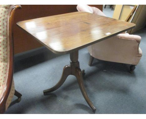 A Regency mahogany tripod table, 72cm high  