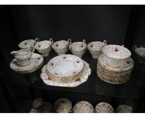 A Staffordshire tea service  