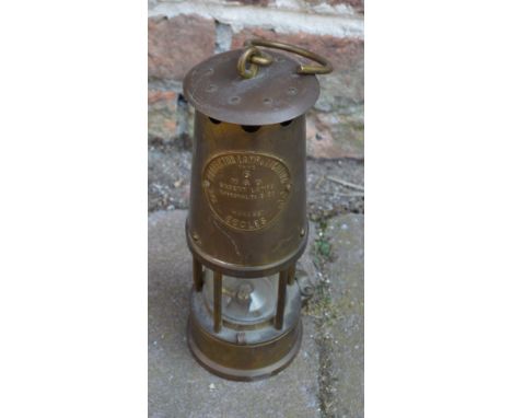 Brass miners lamp